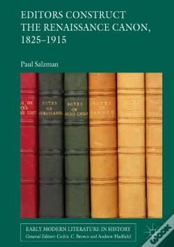 Capa do artigo Editors Construct The Renaissance Canon, 1825-1915