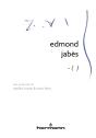 Edmond Jabes - Preview