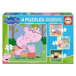 Capa do artigo EDUCA - Puzzle Maleta Progressivos Peppa Pig 6-9-12-16  20325