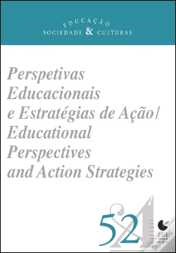 Capa do artigo Educação, Sociedade & Culturas N.º 52