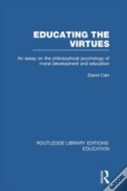 Capa do artigo Educating The Virtues (Rle Edu K)