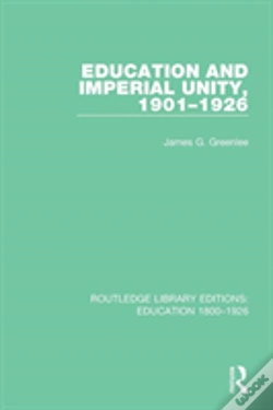 Capa do artigo Education And Imperial Unity, 1901-1926