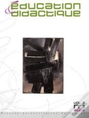 Capa do artigo Éducation & Didactique : Éducation & Didactique, Volume 3, N° 1/2009