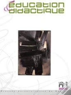 Capa do artigo Éducation & Didactique : Éducation & Didactique, Volume 3, N° 1/2009