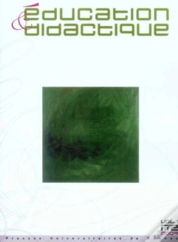 Capa do artigo Éducation & Didactique : Éducation Et Didactique Tome 2