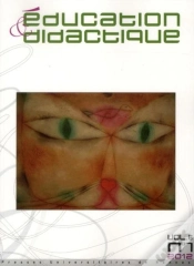 Capa do artigo Education Et Didactique 6 1