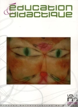 Capa do artigo Education Et Didactique 6 1