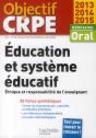 Éducation Et Système Éducatif ; Éthique Et Responsabilité De L'Enseignant ; Admission Oral (Édition 2013/2015) - Preview