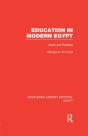 Education In Modern Egypt (Rle Egypt) - Preview