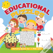 Educational Puzzles Activity Book For 7 Year Old