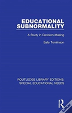 Capa do artigo Educational Subnormality
