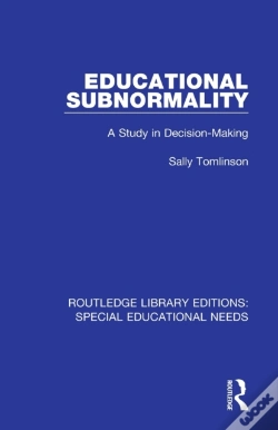 Capa do artigo Educational Subnormality