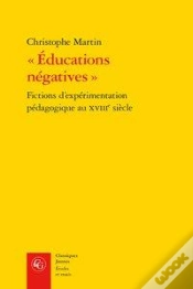 Capa do artigo «Éducations Négatives» ; Fictions D