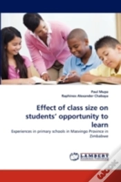 Capa do artigo Effect Of Class Size On Students