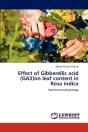 Effect Of Gibberellic Acid (Ga3)On Leaf Content In Rosa Indica - Preview