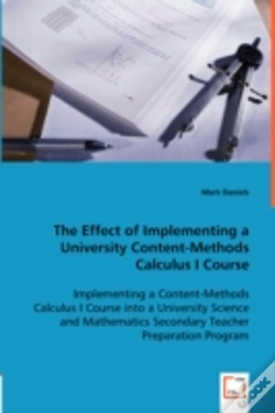 Capa do artigo Effect Of Implementing A University Content-Methods Calculus I Course