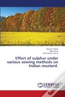 Effect Of Sulphur Under Various Sowing Methods On Indian Mustard.