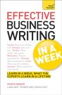 Effective Business Writing In A Week: Teach Yourself - Preview