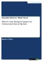 Effective Data Mining Techniques For Unstructured Data In Big Data - Preview