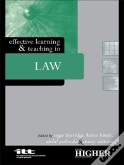 Capa do artigo Effective Learning And Teaching In Law