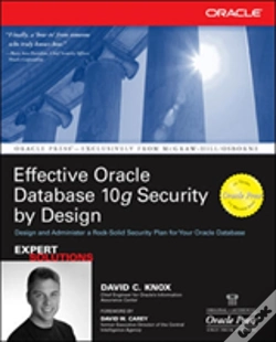 Capa do artigo Effective Oracle Databases 10g Security By Design