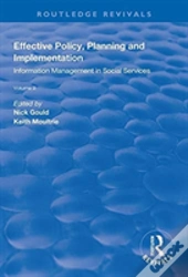 Effective Policy, Planning And Implementation