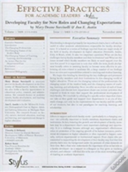 Capa do artigo Effective Practices For Academic Leaders, Volume 1 Issue 11