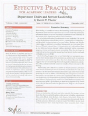 Effective Practices For Academic Leaders, Volume 2 Issue 12 - Preview