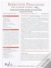 Effective Practices For Academic Leaders, Volume 2 Issue 12
