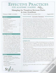 Effective Practices For Academic Leaders, Volume 2 Issue 8