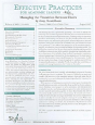 Effective Practices For Academic Leaders, Volume 2 Issue 8 - Preview