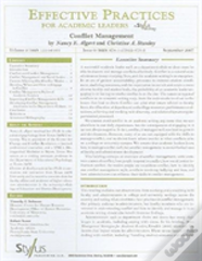 Effective Practices For Academic Leaders, Volume 2 Issue 9