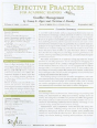 Effective Practices For Academic Leaders, Volume 2 Issue 9 - Preview