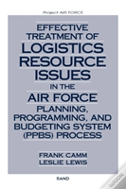 Capa do artigo Effective Treatment Of Logistics Resource Issues In The Air Force Planning, Programming And Budgeting System (Ppbs) Process
