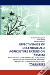 Capa do artigo Effectiveness Of Decentralized Agriculture Extension System