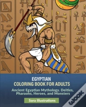 Egyptian Coloring Book For Adults