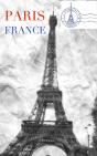 Eiffel Tower Paris Black And White  Creative Blank Journal - Preview