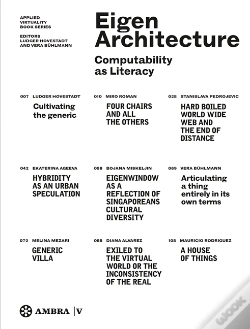 Capa do artigo Eigenarchitecture