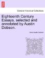 Eighteenth Century Essays, Selected And - Preview