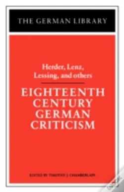 Capa do artigo Eighteenth Century German Criticism