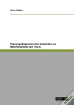 Capa do artigo Eignungsdiagnostisches Gutachten Zur Berufseignung Von Tina E.