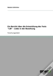 Capa do artigo Ein Bericht Uber Die Entwicklung Des Tests "Lib" - Liebe In Der Beziehung