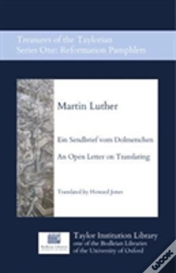 Capa do artigo Ein Sendbrief Vom Dolmetschen - An Open Letter On Translating