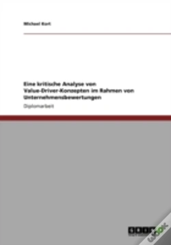 Capa do artigo Eine Kritische Analyse Von Value-Driver-Konzepten Im Rahmen Von Unternehmensbewertungen