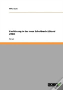 Capa do artigo Einfuhrung In Das Neue Schuldrecht (Stand 2003)