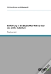 Capa do artigo Einfuhrung In Die Studie Max Webers Uber Das Antike Judentum