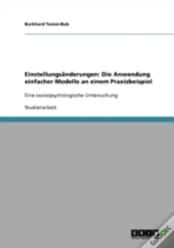 Capa do artigo Einstellungs Nderungen: Die Anwendung Ei