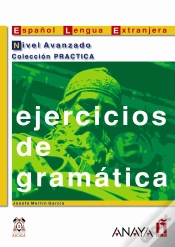 Capa do artigo Ejercicios De Gramática. Nivel Avanzado