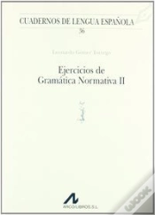 Capa do artigo Ejercicios De Gramática Normativa Ii (I)