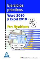 Ejercicios Prácticos De Word Y Excel 2010 Para Oposiciones